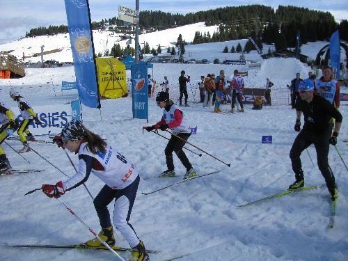 Compétition de ski de fond