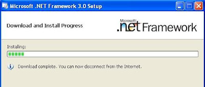 Microsoft .net Framework Installing