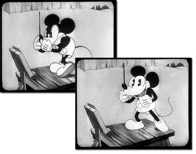Black And White Mickey Mouse Cartoon. One thing I really enjoy is the fantastic animation of Mickey.