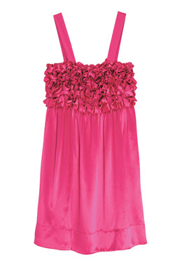 pink ruffle dress designer fashion