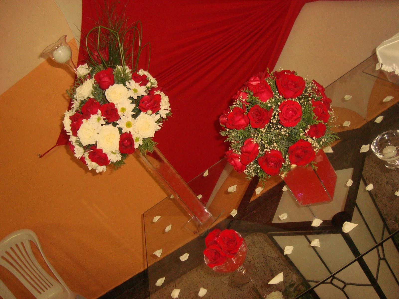 Decoração Vermelha Vestida de Noiva Blog de Casamento Decoração Vermelha Vestida de Noiva Blog de Casamento