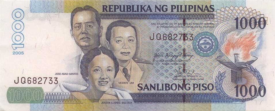 Philippine Money - Peso Coins and Banknotes: 1000 Peso Bill - New