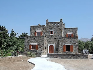 Casa de piedra en Naxos