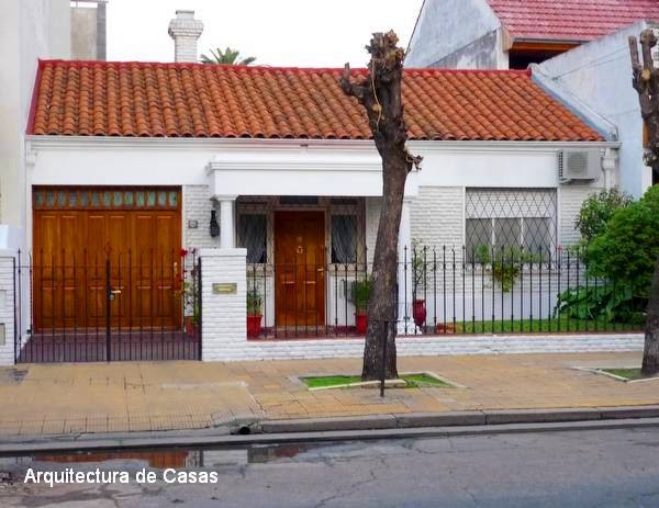 Arquitectura de Casas: Ladrillos pintados de blanco