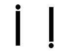 Signos de exclamación
