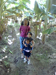 Childrens on farm