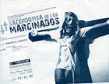 Afiche de la Cartelera De: "Sacerdotisa de Los Marginados" Autora y Directora: Mónica Caruso