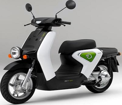 The Honda EV-neo electric-scooter is equipped with a lithium-ion battery The Honda EV-neo electric-scooter is equipped with a lithium-ion battery