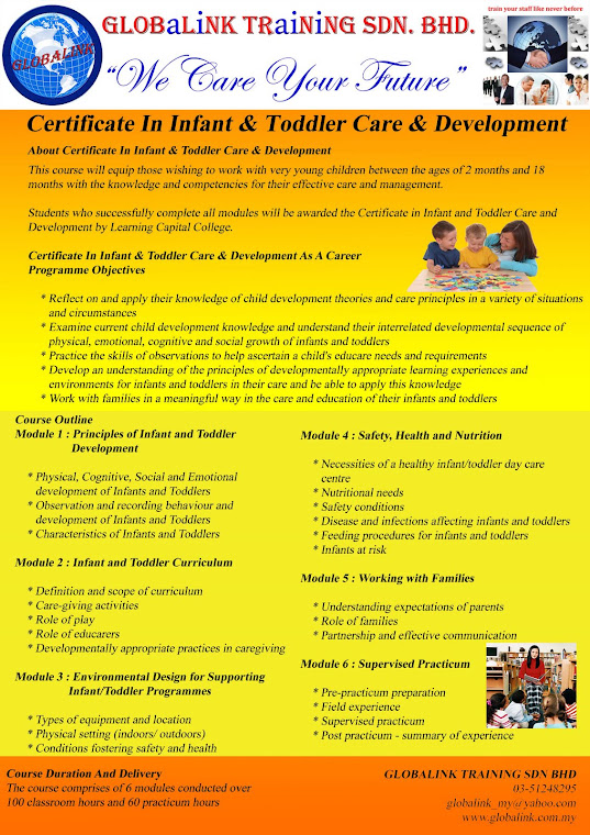 Certificate in Infant and Toddler Care and Development