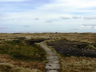 Approaching the summit of Black Hill on the Pennine Way