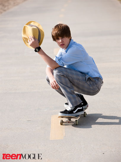 Check out these exclusive photos of pop sensation justin bieber's teen vogue 