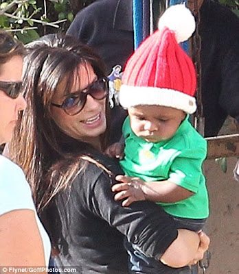sandra bullock and baby sandra bullock and baby