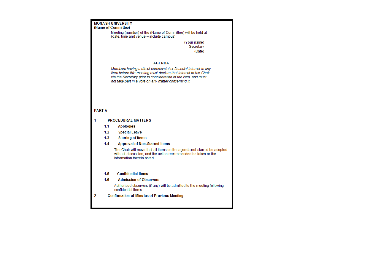 ict skills improved and developed whilst planning the minutes examples for meetings