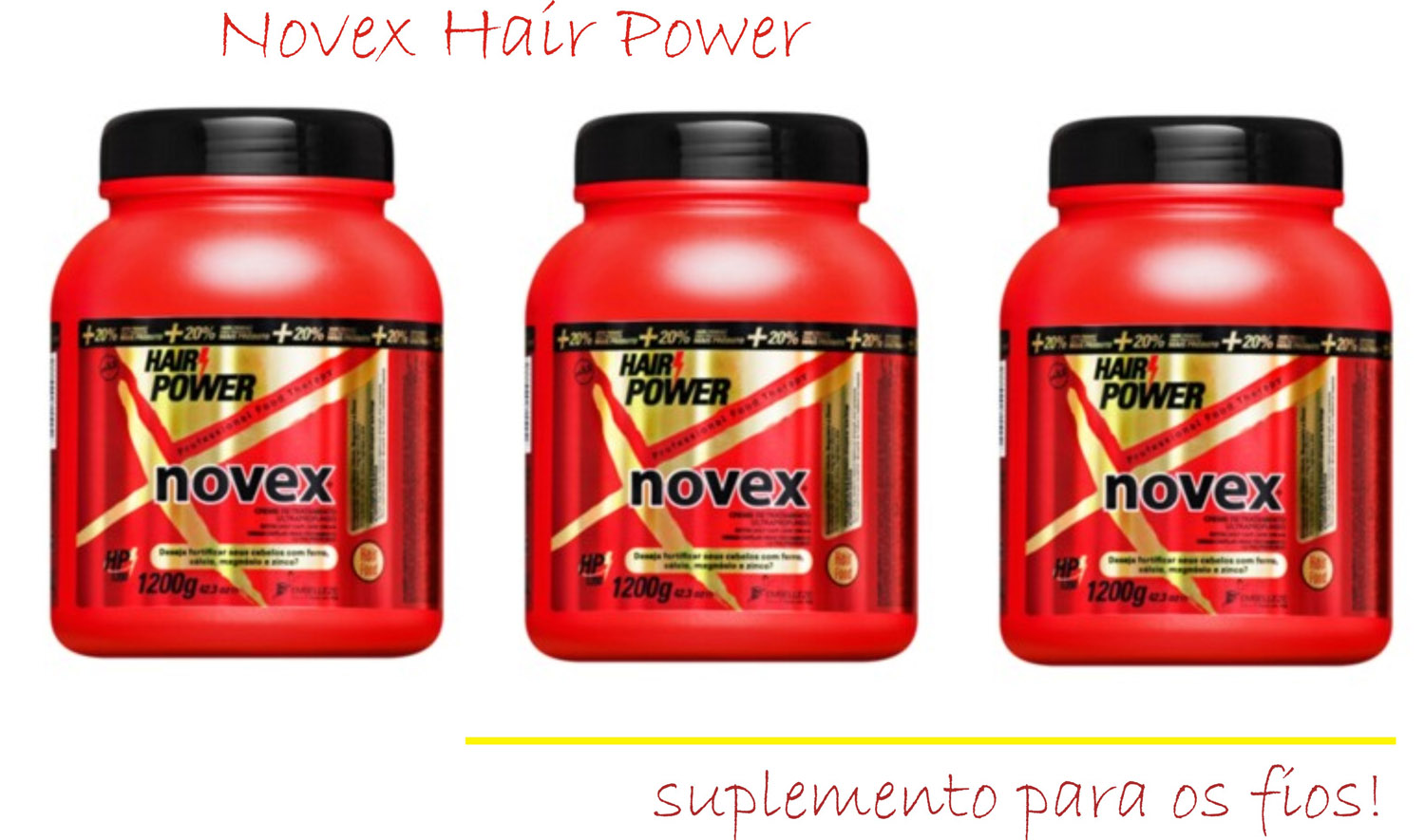 Beleza de Creuzas: Novex HP