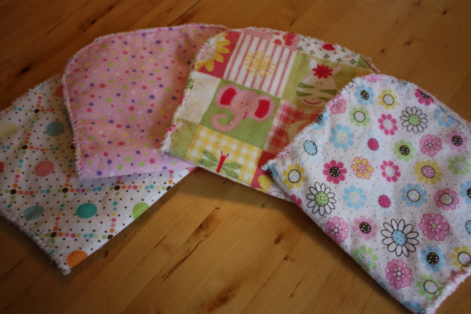 Nug Buns Burp Cloths Tutorial from Homemade by Jill