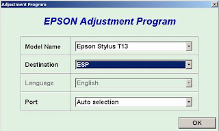 Atasi Printer Epson T13 Blinking dengan Resetter Software