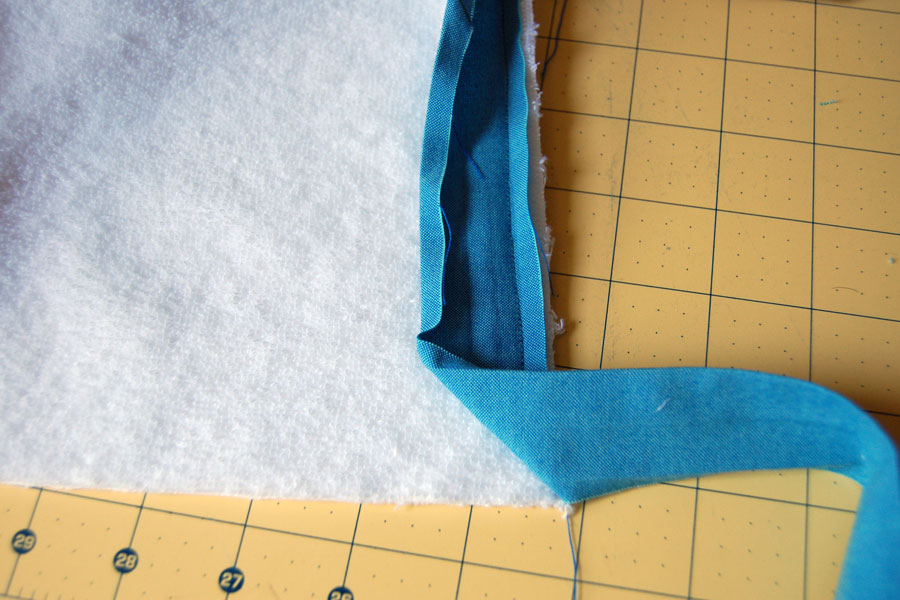 Sew to Speak How To Attach Bias Tape (with mitered corners)