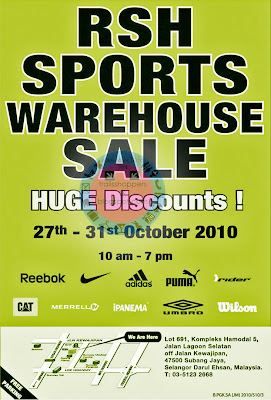 RSH Sports Warehouse Sale
