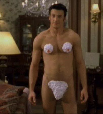 Gay whipped cream bikini Asian chicken salad with cooked dressing