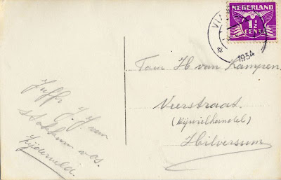 Church Sunday: Zijderveld - Back of postcard