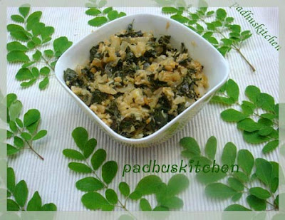Murungai keerai poriyal-drumstick leaves stir fry Murungai keerai poriyal-drumstick leaves stir fry/curry