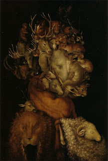 Giuseppe Arcimboldo,The Earth (Four Elements series), 1566, oil, private collection.