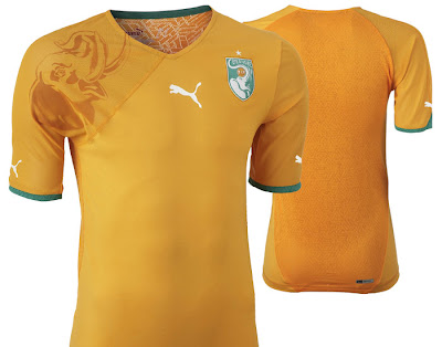 Ivory Coast Home Shirt 2009/11