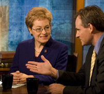 Simon Johnson and Marcy Kaptur