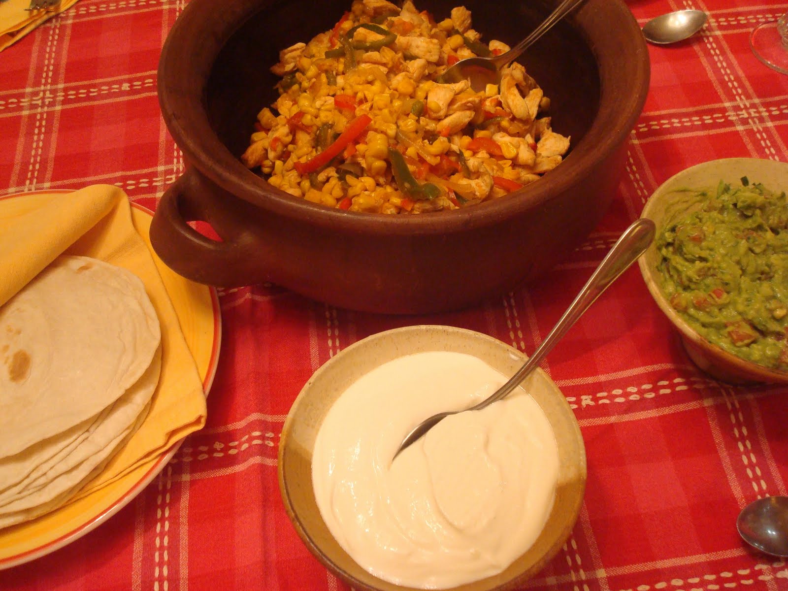 Cocinando en BA FAJITAS DE POLLO