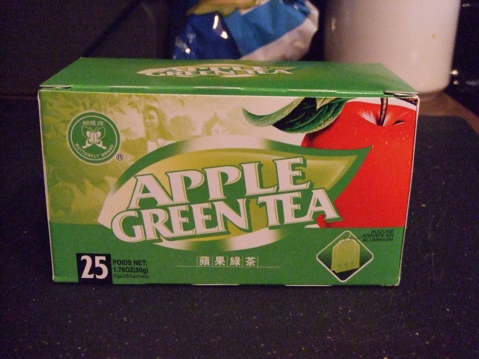 Drinkable Review Butterfly Brand Apple Green Tea