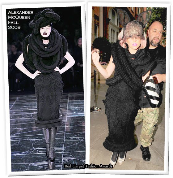 Lady GAGA and Alexander Mcqueen