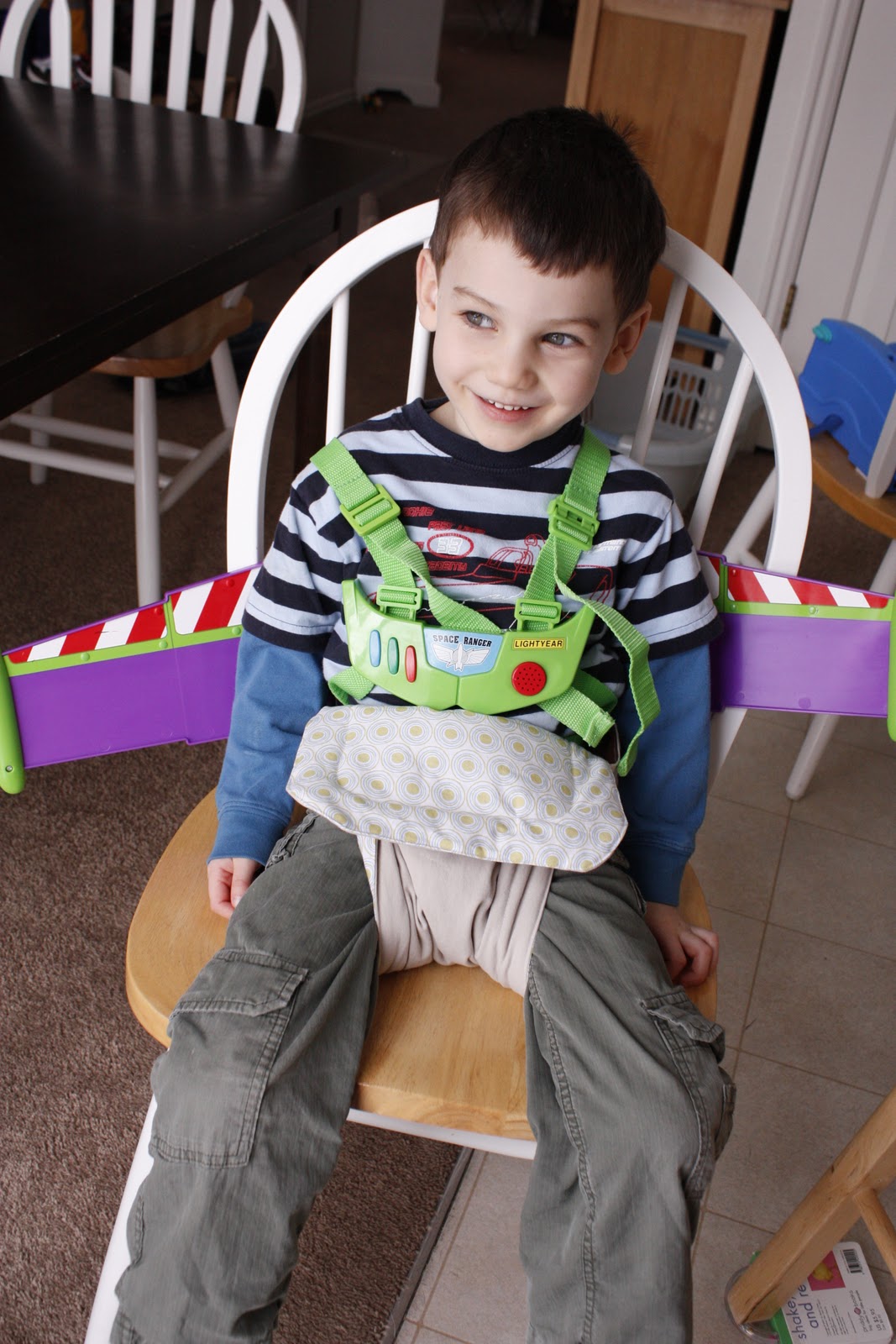 fabric high chair