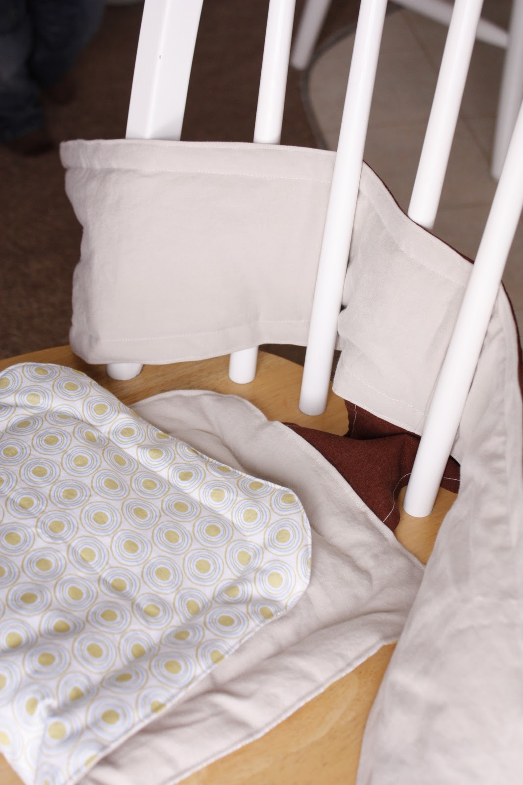 fabric high chair