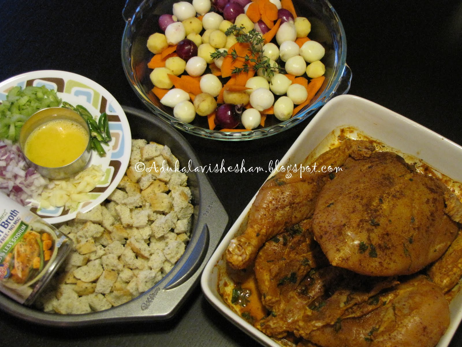 Adukala Vishesham Whole Chicken Bake