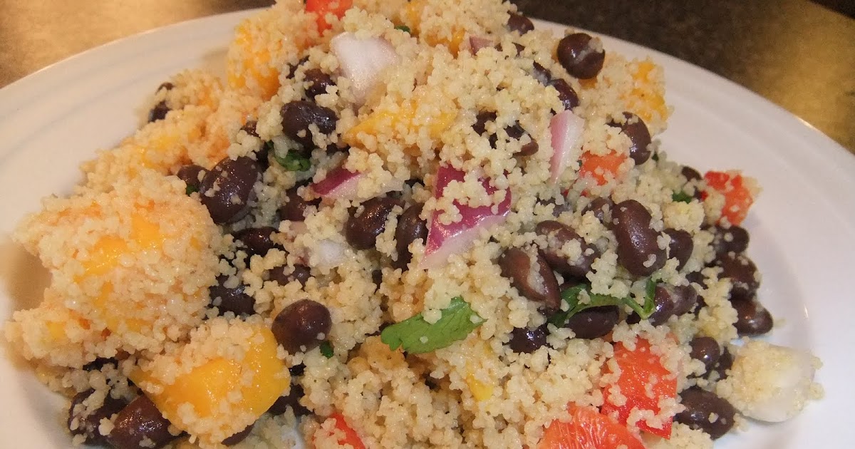 Kelly's Culinary Adventures Couscous, Black Bean & Mango Salad