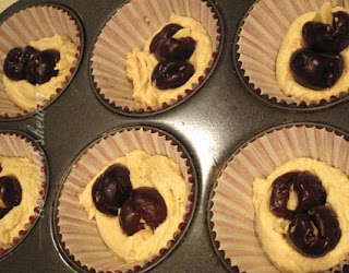 batter with cherries
