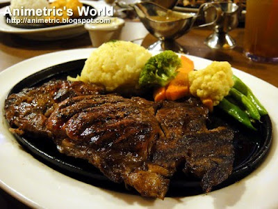 Famous Rib Eye Steak at Holy Cow Steak Ranch and American Grill