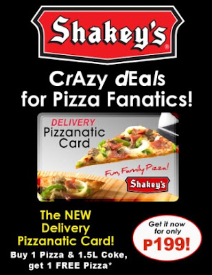 Shakey's Pizzanatic Card