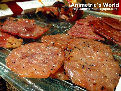 Barbecued meats from Bee Cheng Hiang