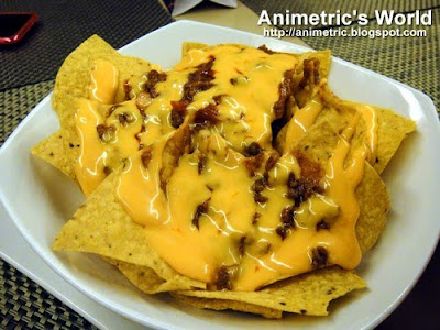 Nachos with Chili Meat and Salsa at Yogurt Nation