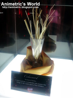 Cedarwood display at the Downy Passion