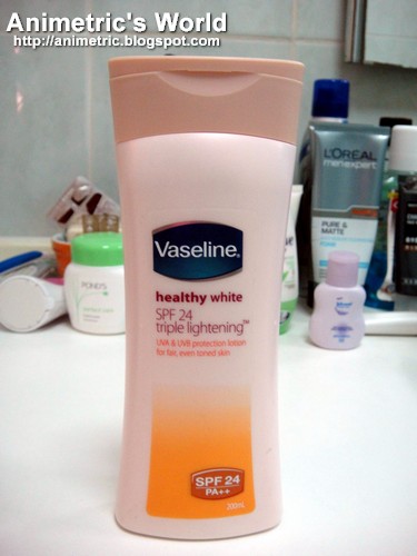 vaseline lotion with spf