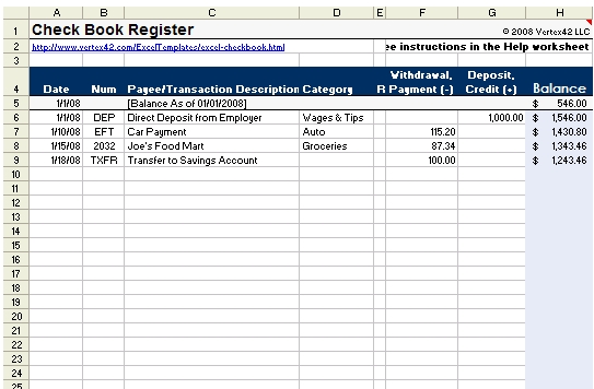 comin home basic finances part ii how and why to store how to keep a check register