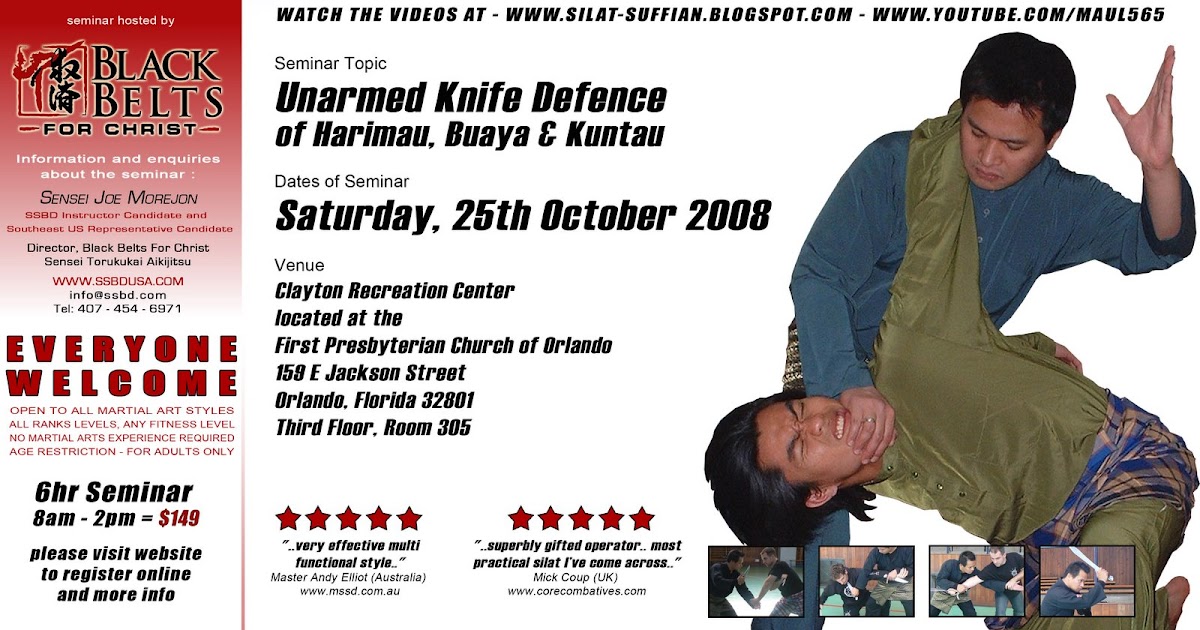 SILAT SUFFIAN BELA DIRI Orlando Florida 25th October 08