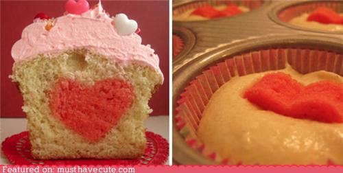 heart cupcakes heart cupcakes