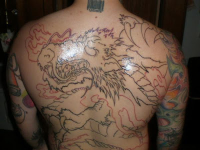 Japanese Dragon Tattoo - Back Tattoos. Posted by skynet at 1:11 PM