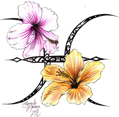 hibiscus tattoo designs. Hibiscus Tattoo Design.