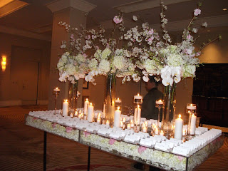 mandarin oriental our new lucite table with cherry blossoms and phalaenopsis orchids