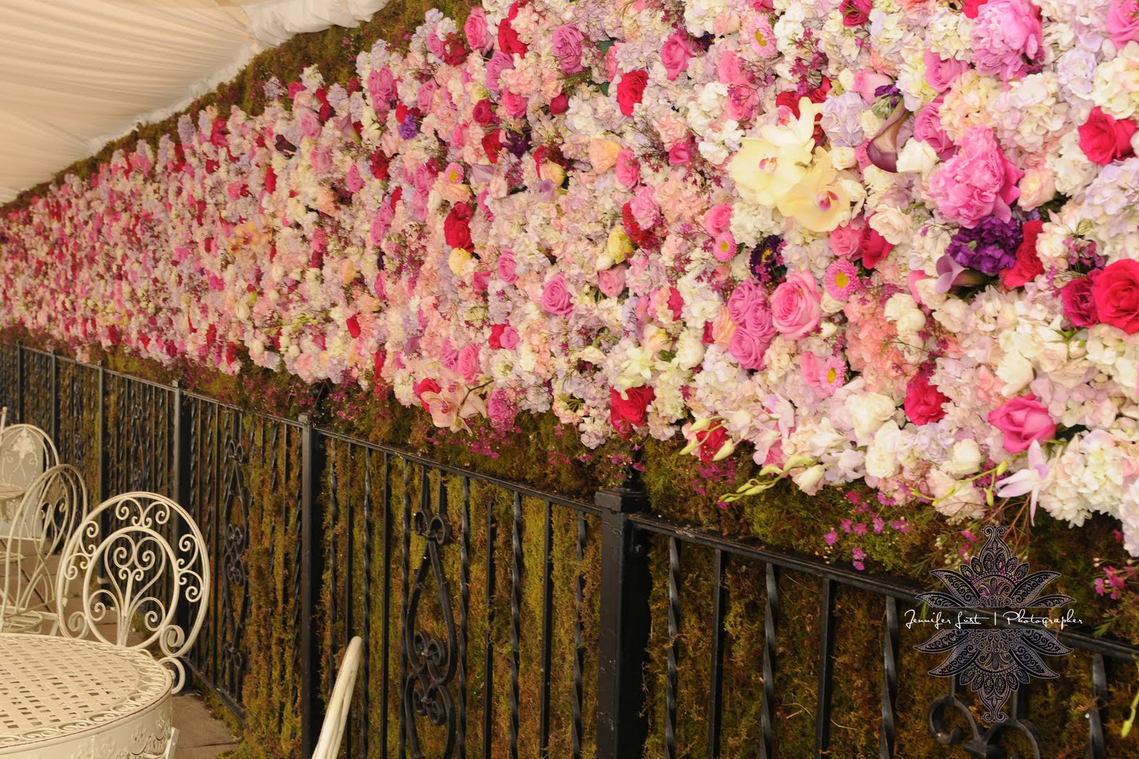 '' Wall of flowers" at the Hay Adams hotel washington dc .we use d over