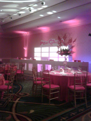 our lighted bar at the hilton rockville we used four crystal bars together to create a long nice bar and in the back we used custom lighted shelves
